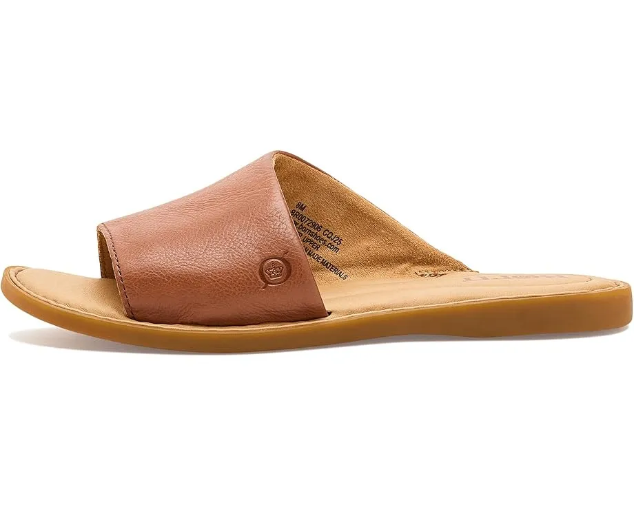 Сандалии Born Isabel с широкой асимметричной бретелью и стелькой из микрофибры