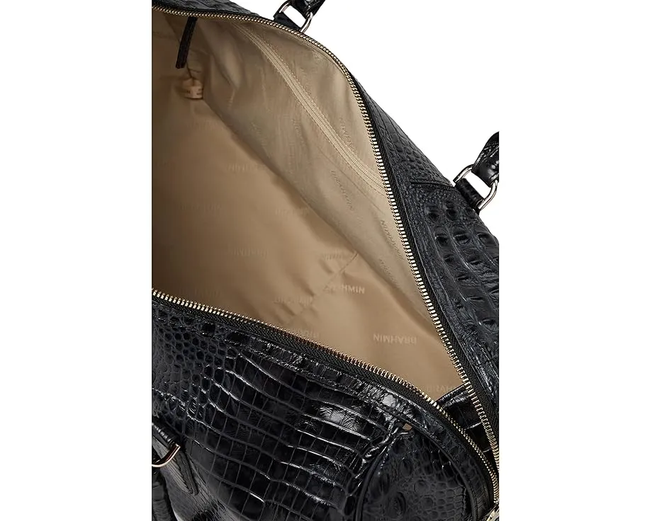 Вместительная сумка Myla для путешествий с ремнем из стропы и двумя отделениями Brahmin