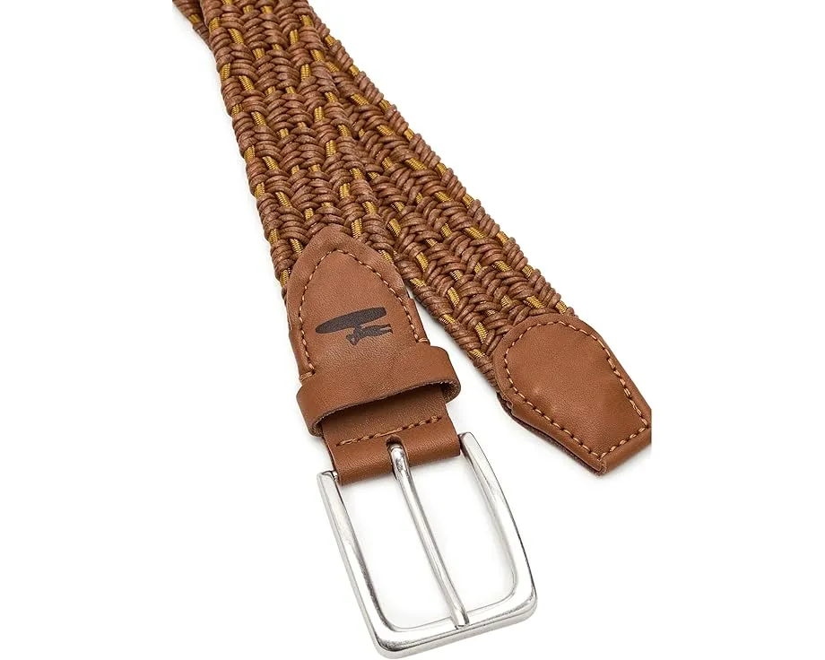 Ремень johnnie-O Tessuto из итальянской кожи с эластичной вставкой