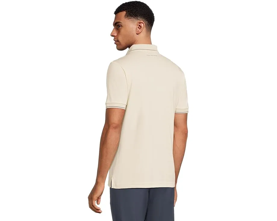 Футболка-поло Happier Hour от TravisMathew из хлопка с контрастными деталями