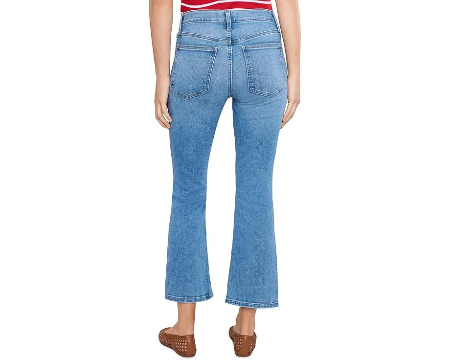 Джинсы Madewell Stretch Flare Crop в стиле Midvale с необработанным краем