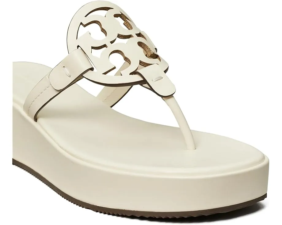 Сандалии Tory Burch Miller Wedge 25 mm с искусственной кожей и стелькой