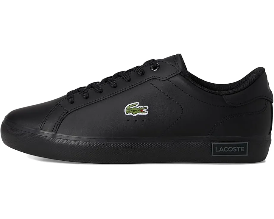Кожаные кроссовки Lacoste Powercourt с контрастными элементами