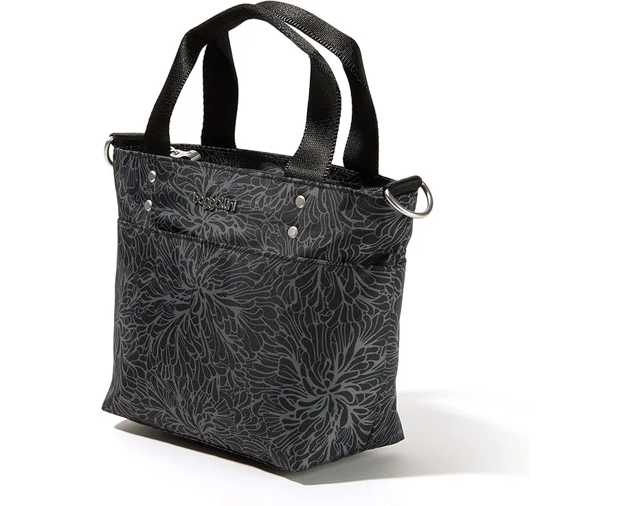 Мини-сумка тоут Baggallini Carryall с отстегивающимся ремнем и карманами