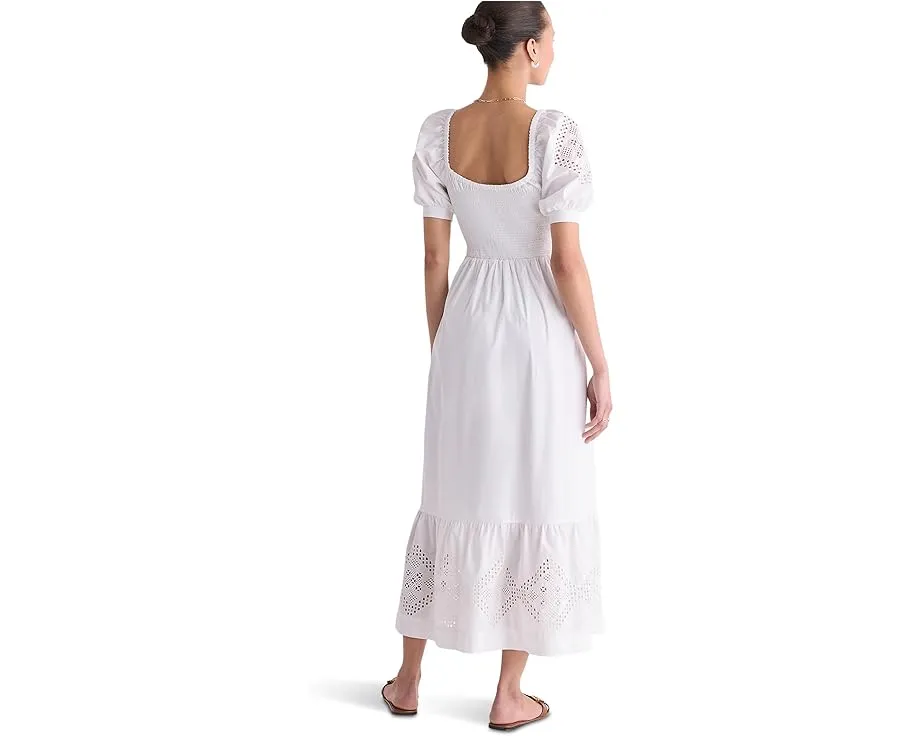 Ellen Eyelet Lace Dress от Vineyard Vines с пышными рукавами и кружевом