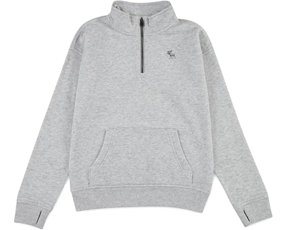 Толстовка Essentials с молнией на четверть для детей из флиса