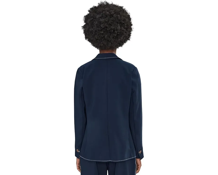 Блейзер Sleek Stretch Accent Stitch с контрастной строчкой и одним пуговицей NIC+ZOE