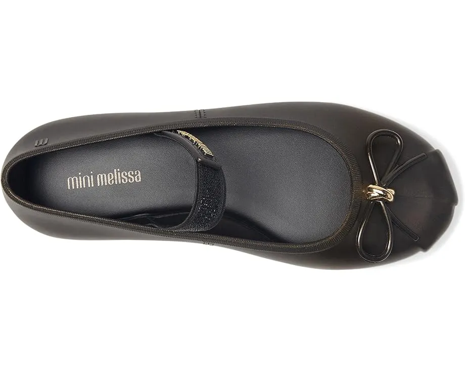 Детские балетки Mini Sophie с декоративным бантом и эластичной лямкой Mini Melissa