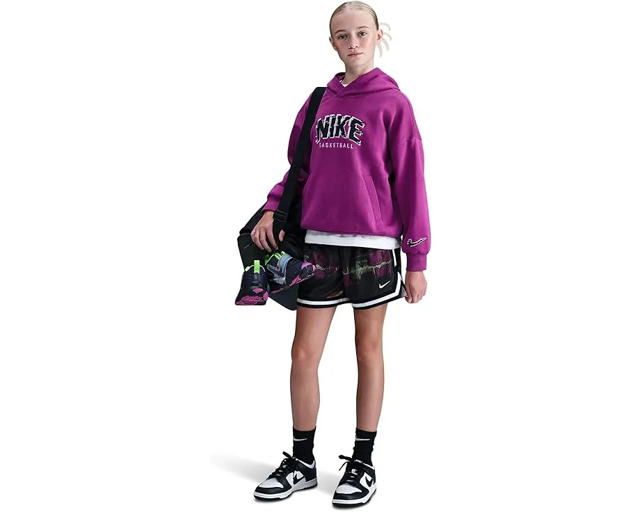 Шорты Nike Kids Dri-FIT DNA 5 Glitch с карманами на молнии