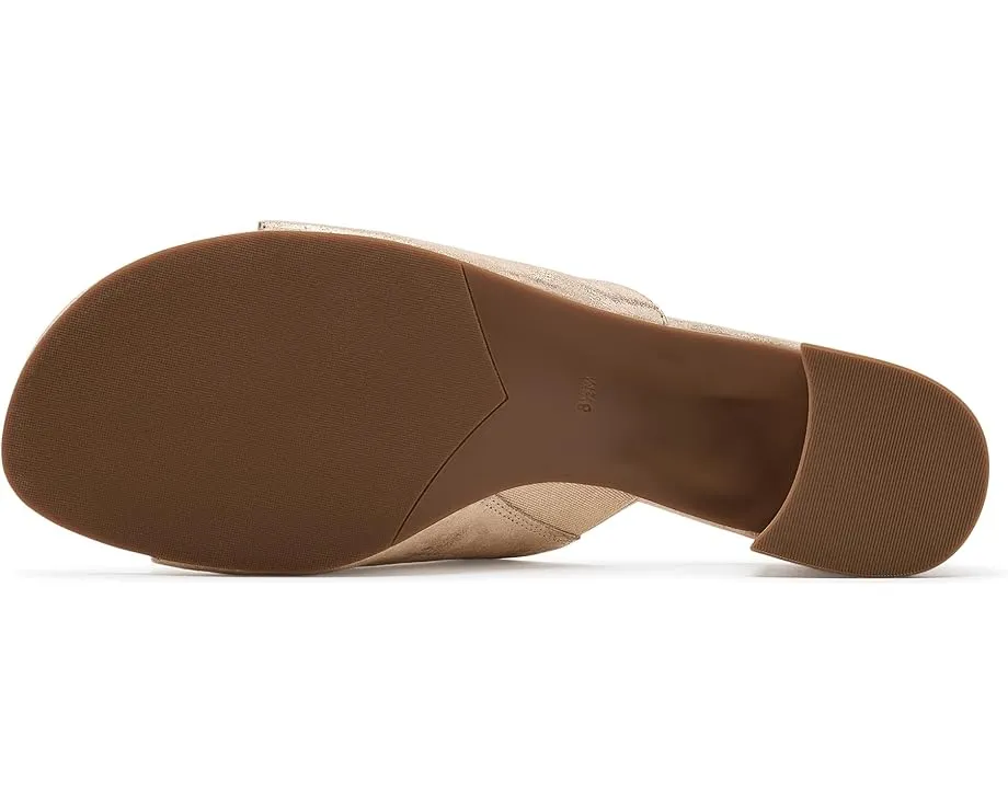 Босоножки Cruz с ремешком из металлизированной кожи и устойчивым каблуком Vaneli