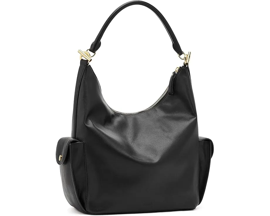 Большая плечевая сумка Lauren Ralph Lauren Blaike из мягкой кожи наппа