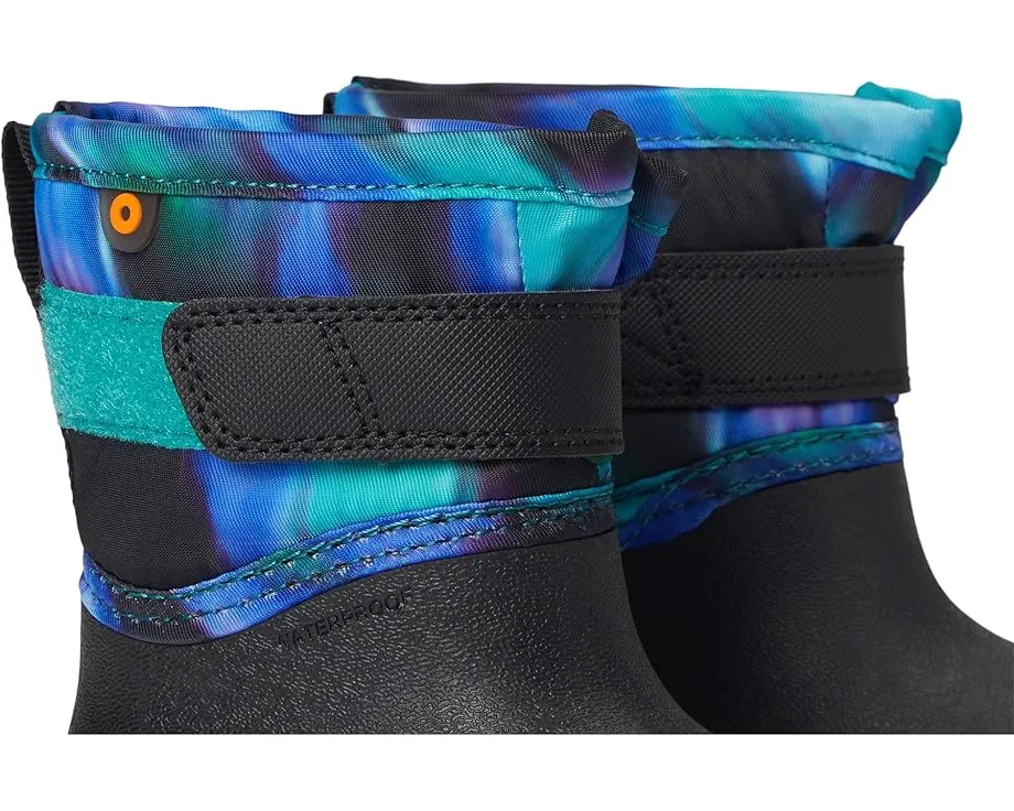 Детские сапоги Bogs Kids Baby Snow Shell с принтом северное сияние