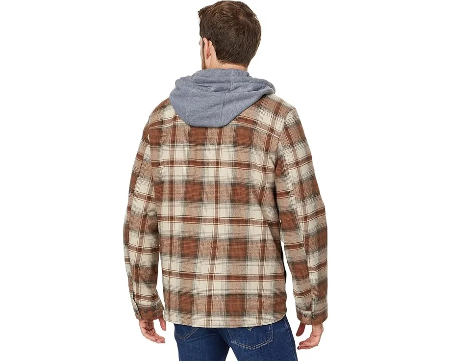 Куртка Levi's из хлопка с капюшоном и подкладкой из шерпи