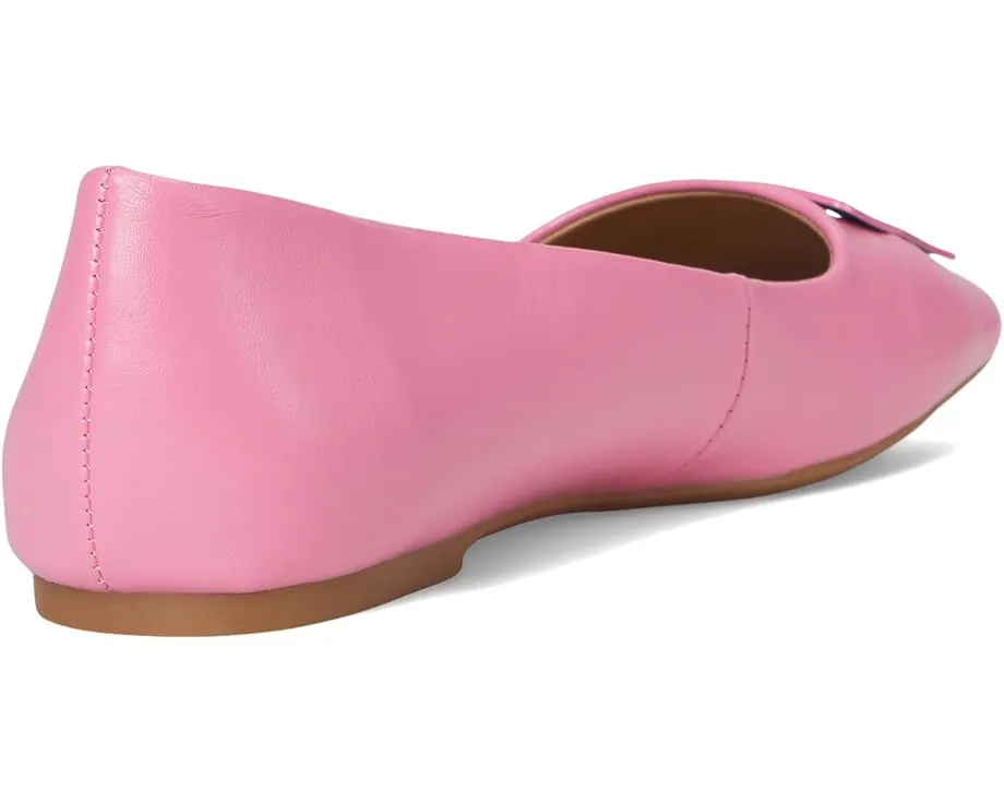 Балетки Zimia с квадратным носком и фурнитурой из искусственной кожи