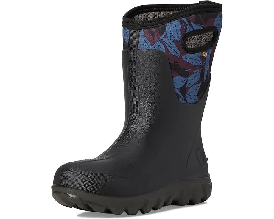 Bogs сапоги Classic Seamless Mid с бесшовной конструкцией и принтом листьев