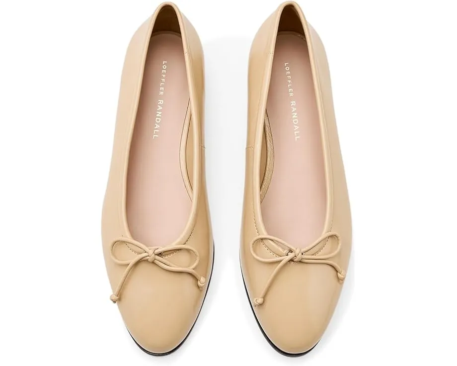 Балетки Loeffler Randall Noelle Flat из мягкой кожи с бантом