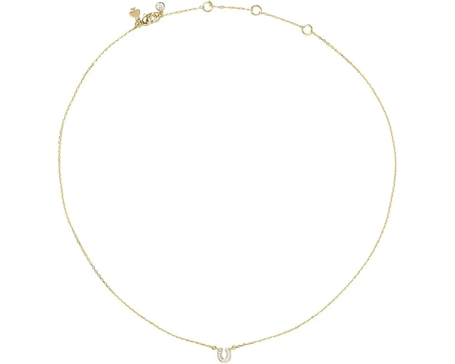 Подвеска You're A Gem Pave Horseshoe от Kate Spade New York с кубическим цирконием