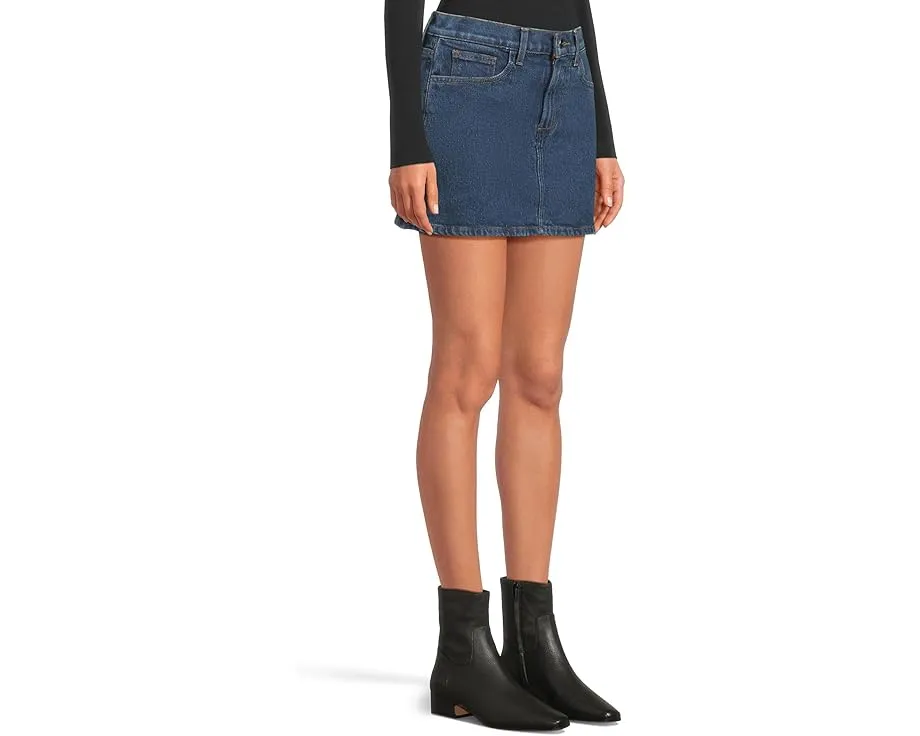 Мини-юбка Joe's Jeans The Denim Micro Mini из денима с застежкой на молнию