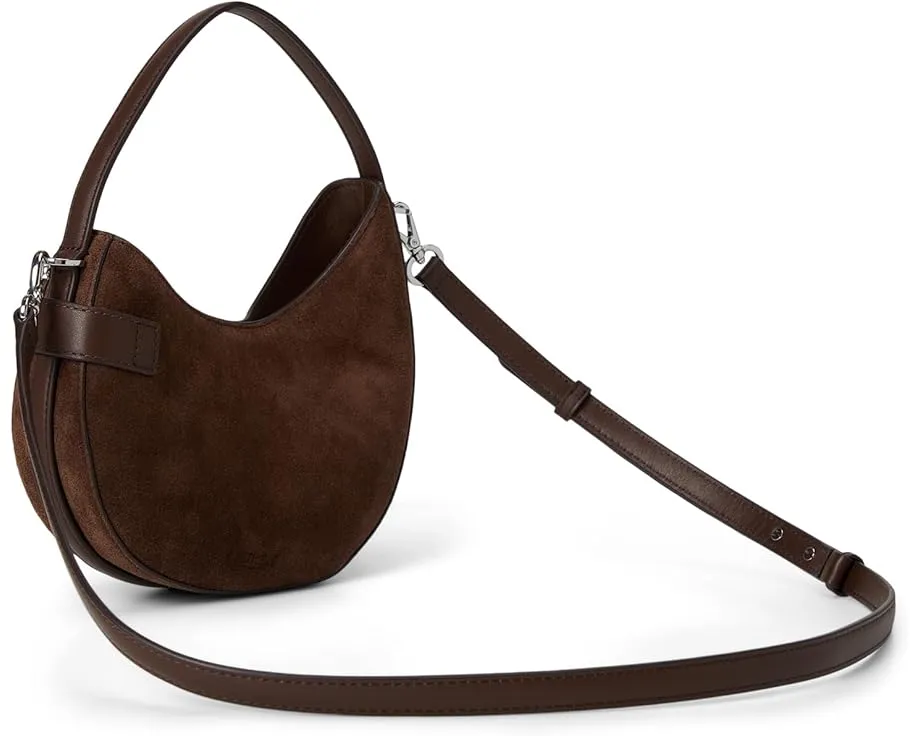 Маленькая сумка-кроссбоди Tasha из замши Lauren Ralph Lauren