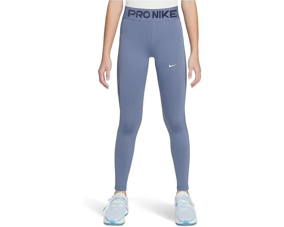 Леггинсы Nike Pro для детей с технологией отвода пота Dri FIT и эластичным поясом