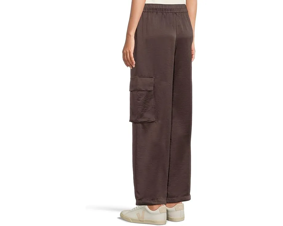 Широкие штаны карго из жидкого атласа Barefoot Dreams