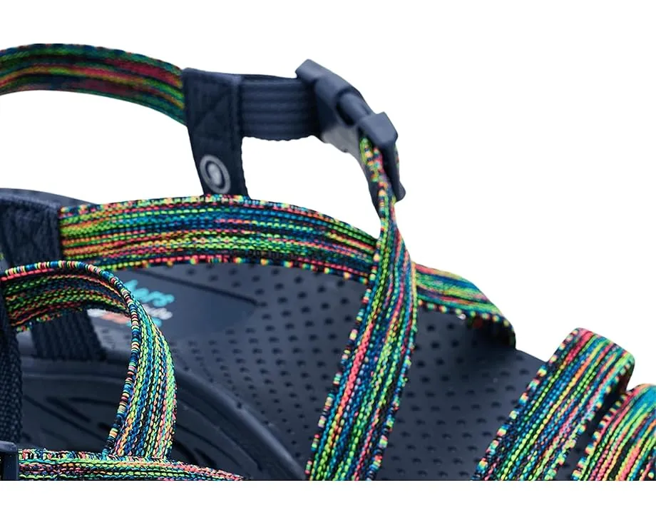 Тропические треккинговые сандалии SKECHERS Reggae с плетеным верхом