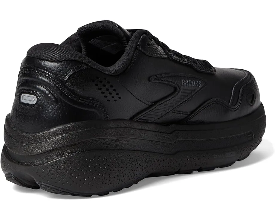 Кроссовки Brooks Ghost Max Leather с азотной амортизацией и технологией Glideroll Rocker