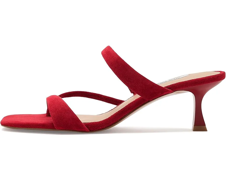 Сандалии Ajay на низком каблуке с кожаным верхом и квадратным носком Steve Madden
