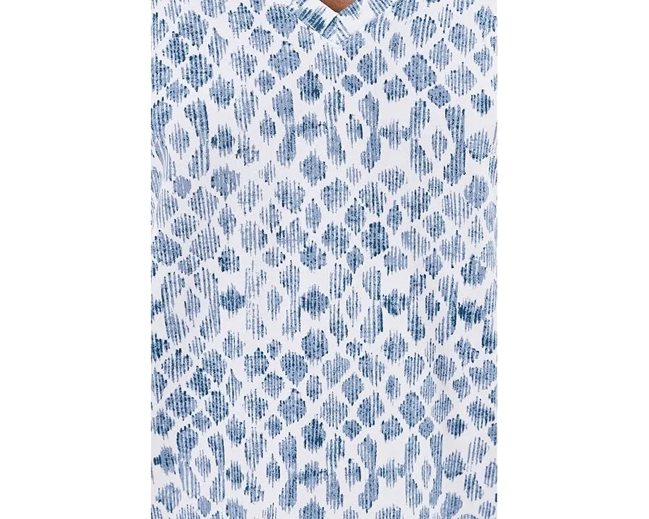 Футболка Tommy Bahama с V-образным вырезом и геометрическим принтом из тенселя