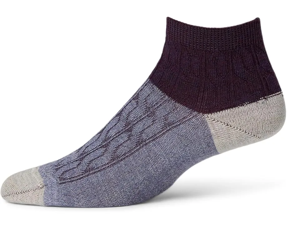 Носки Smartwool Everyday Cable Ankle Boot с фиксацией на щиколотке и своде стопы
