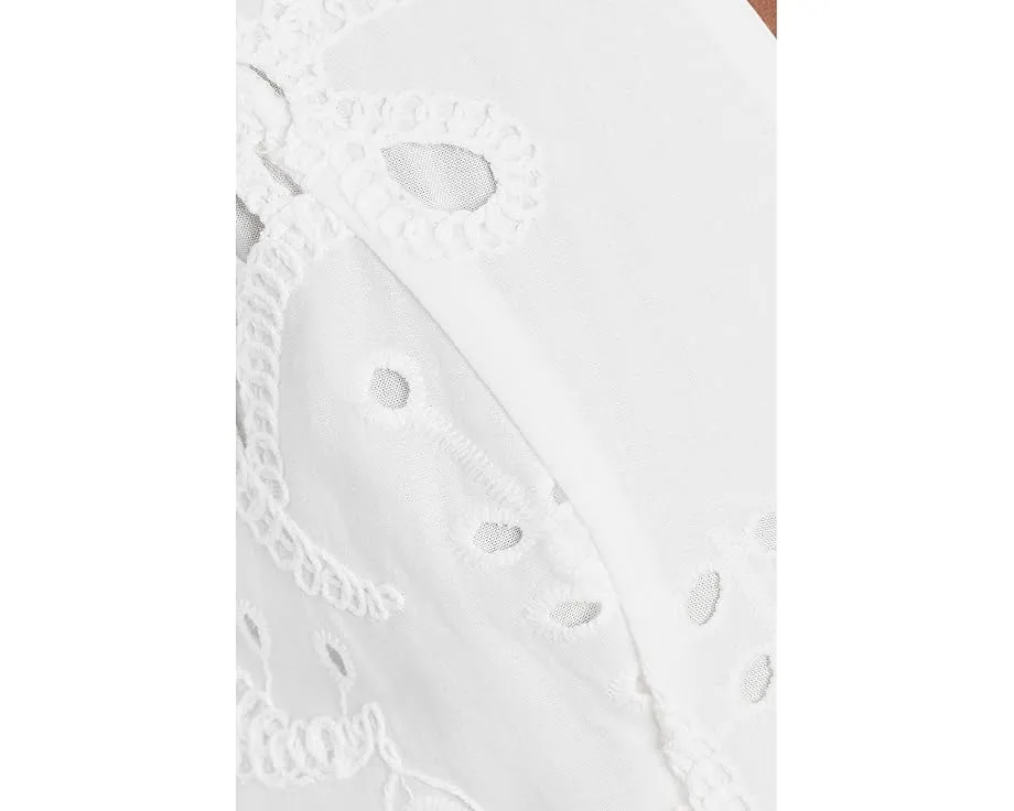Комбинезон-платье Avec Les Filles Broderie Anglaise хлопковое с вышивкой
