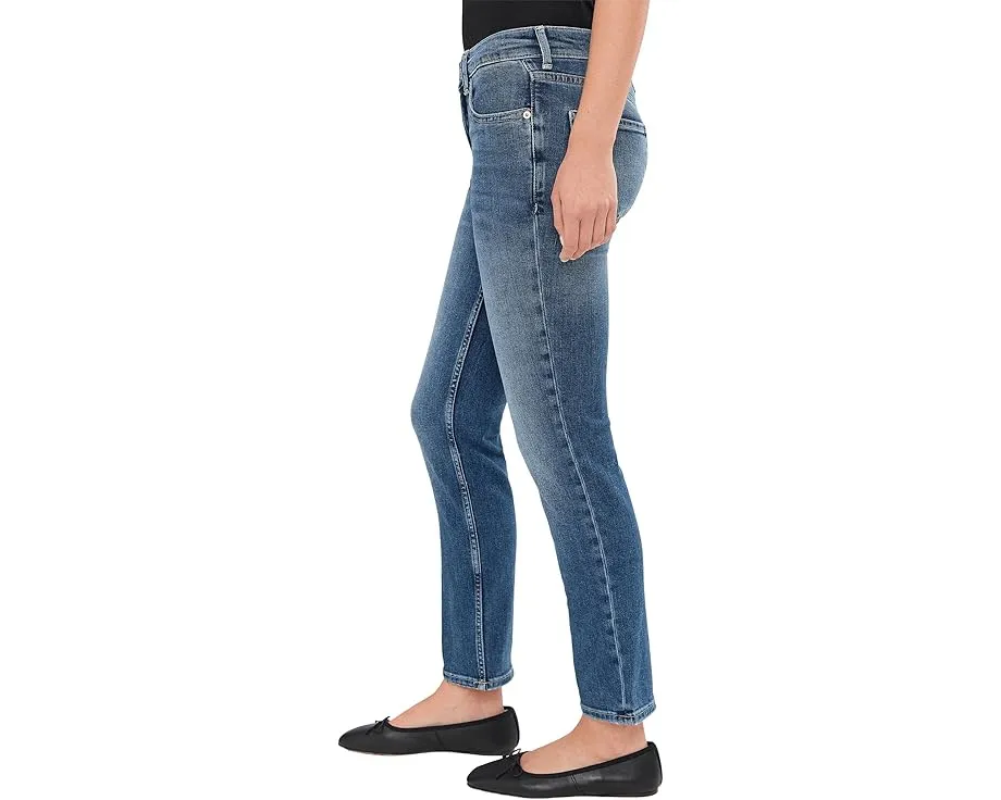 Джинсы Free People Oracle Low Rise Slim Straight с заниженной талией