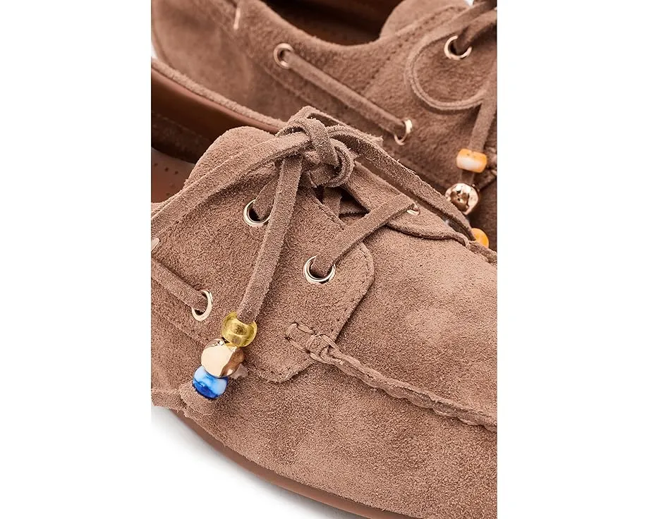 Мокасины Madewell Julien из замши с круглым носком и шнуровкой