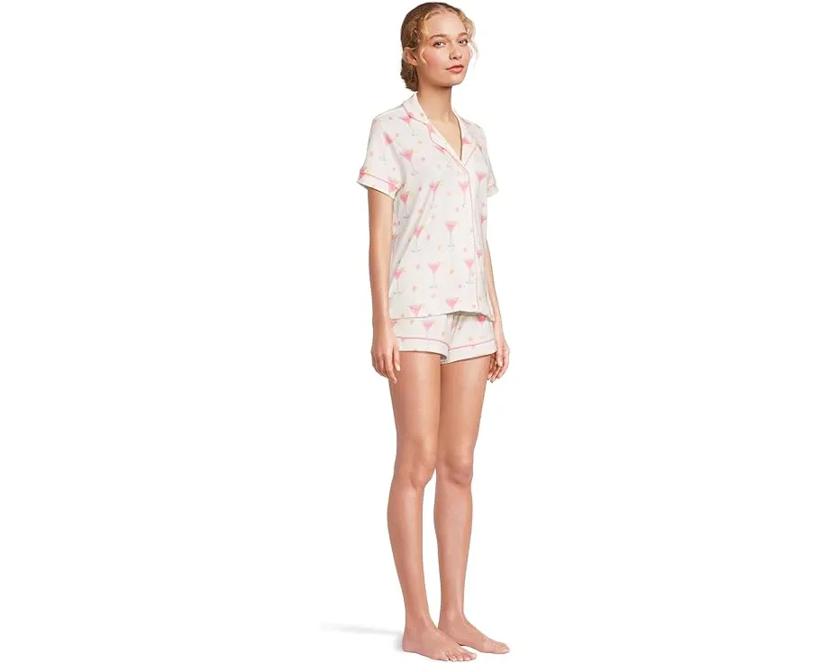 Пижамный комплект P.J. Salvage Tini Time с принтом в виде мартини