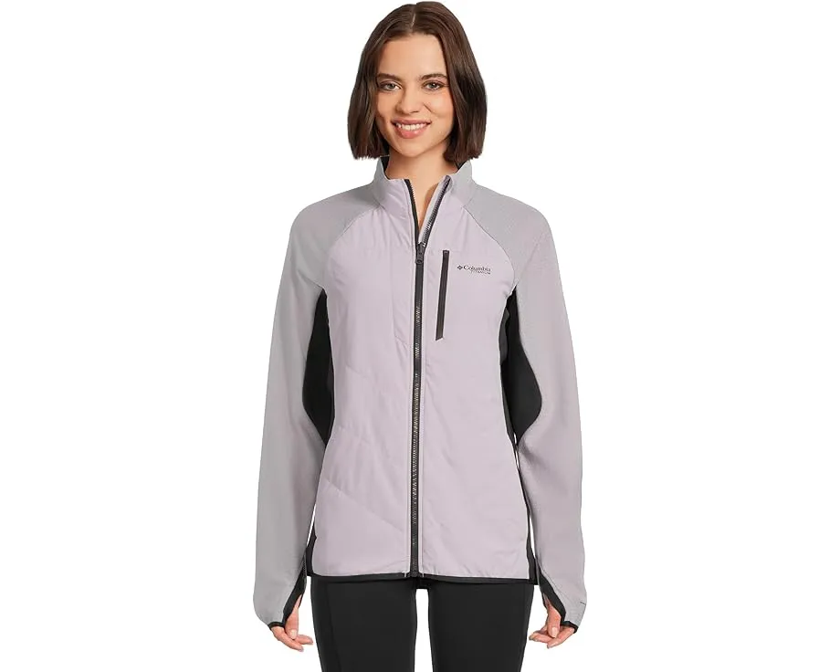 Куртка Columbia Arctic Crest Hybrid Full Zip с технологией Omni Heat Arctic и прорезями для большого пальца