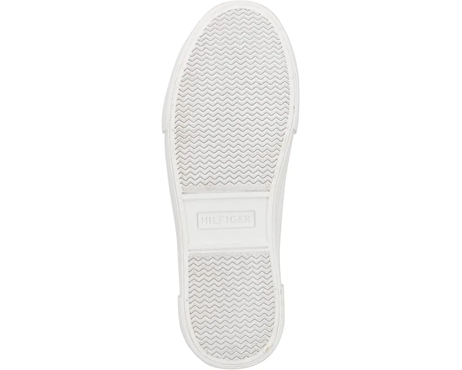 Кроссовки Andrei Tommy Hilfiger из кожи и текстиля с круглым носком