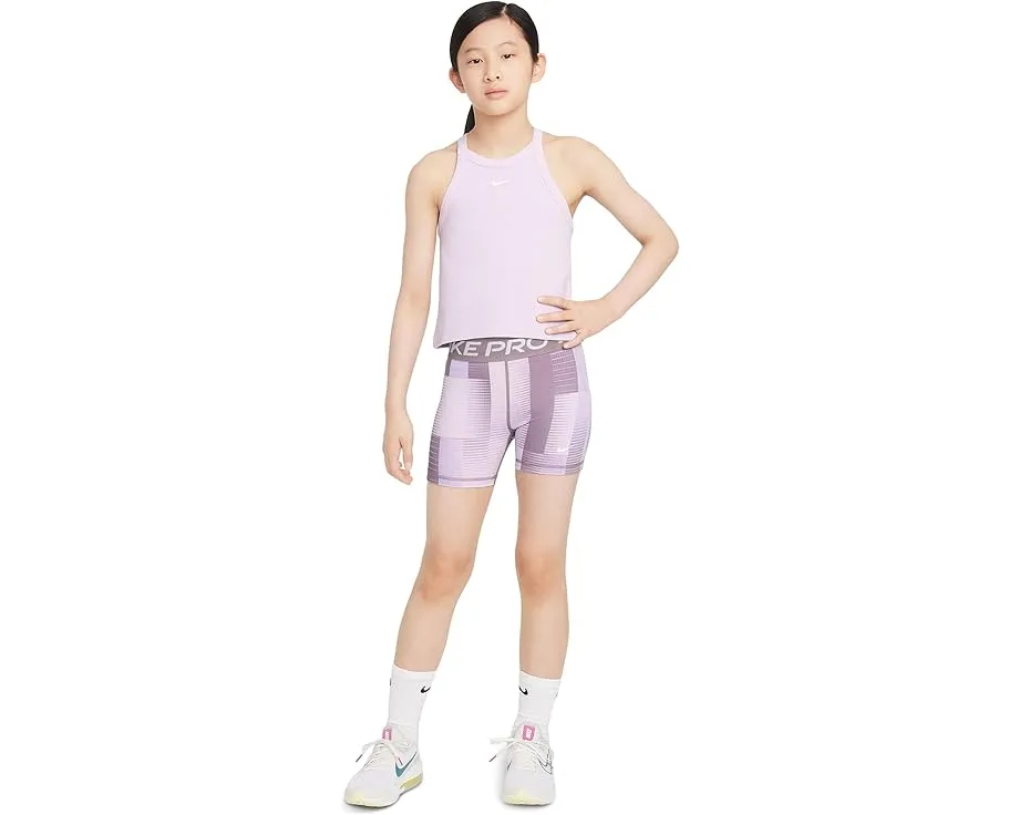 Детский топ Nike Kids High Neck с технологией Dri FIT и встроенным бра