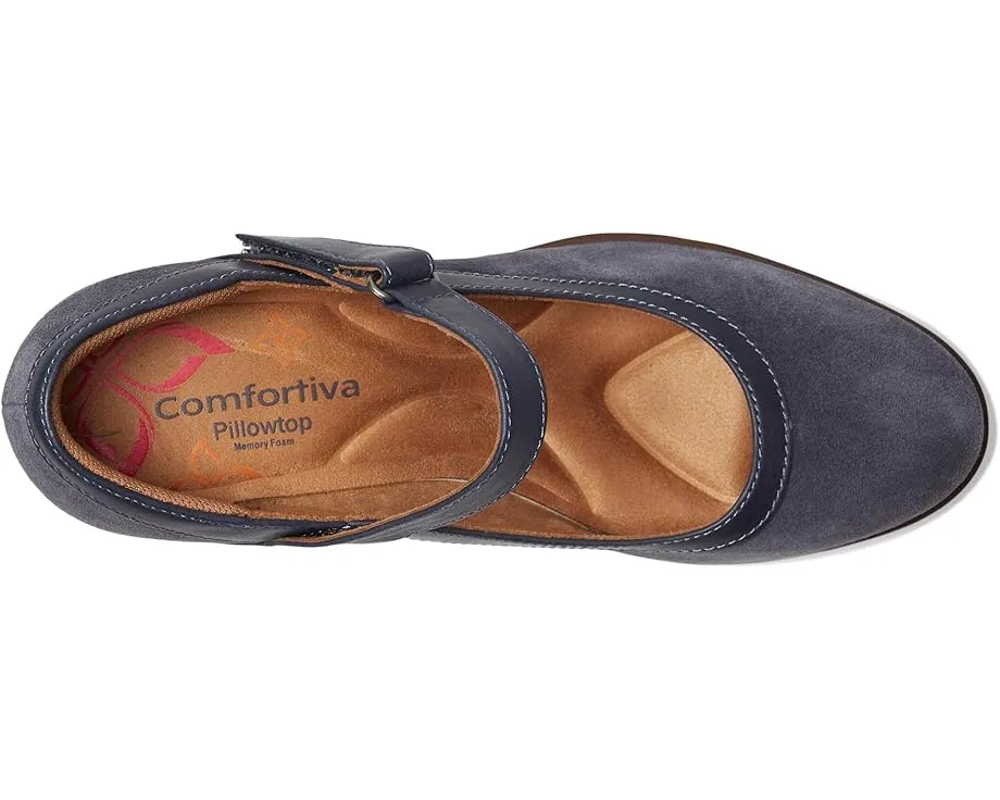 Туфли Barnes в стиле Mary Jane с ремешком на липучке Comfortiva