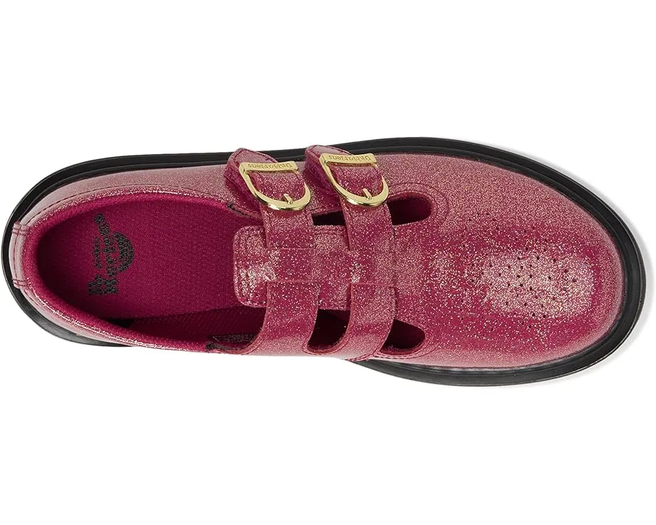 Детские туфли Dr. Martens 8065 Y с перфорацией и пряжками