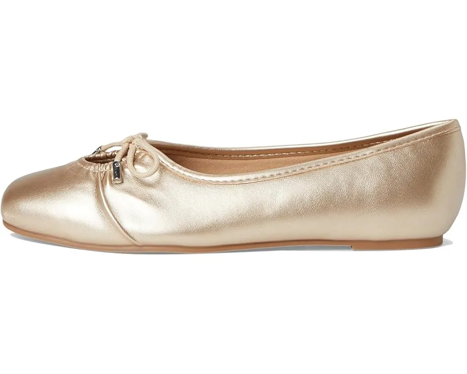 Балетки Callee с квадратным носком и бантом из искусственной кожи