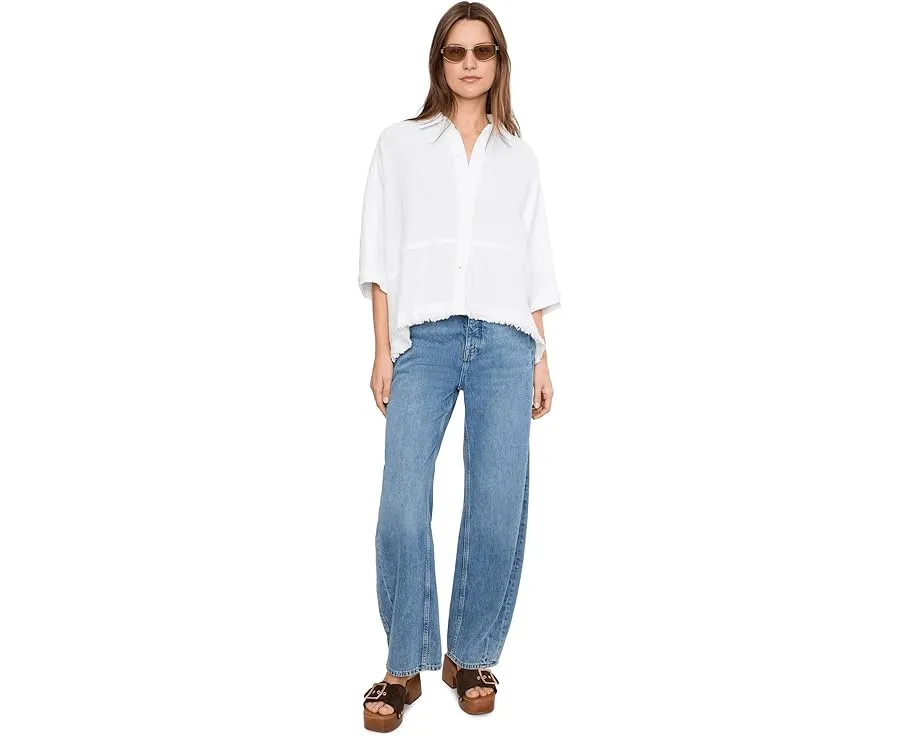 Топ Happy Days Free People корсетный в стиле деним