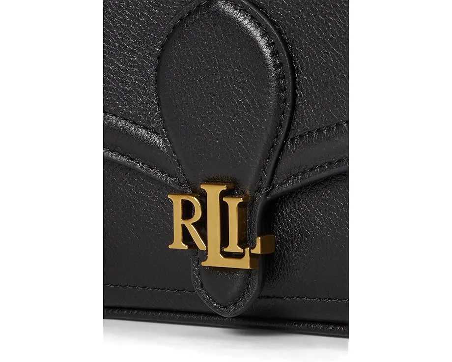 Кожаный кошелек-кроссбоди Bradley с текстурой пидин от Lauren Ralph Lauren