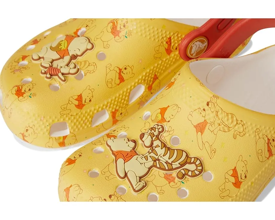 Crocs Классические сабо Disney Винни Пух для малышей с фирменным комфортом
