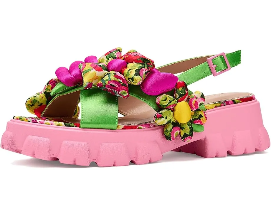 Босоножки Jeromy на каблуке с цветочными украшениями от Blue by Betsey Johnson