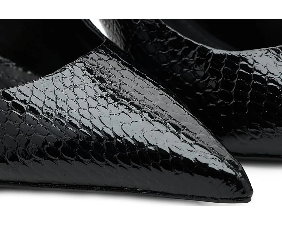 Туфли Schutz Paola на шпильке с крокодиловым принтом и острым носком