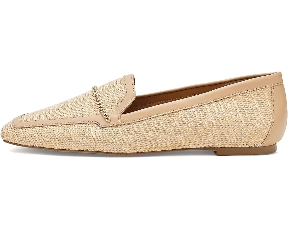 Лоферы Andre Assous Ariane из рафии с цепочкой и квадратным носком