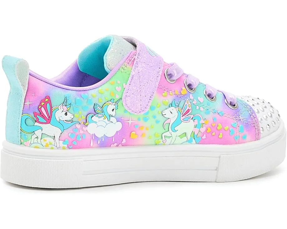 Кроссовки SKECHERS KIDS Twinkle Sparks с галактикой единорогов для детей