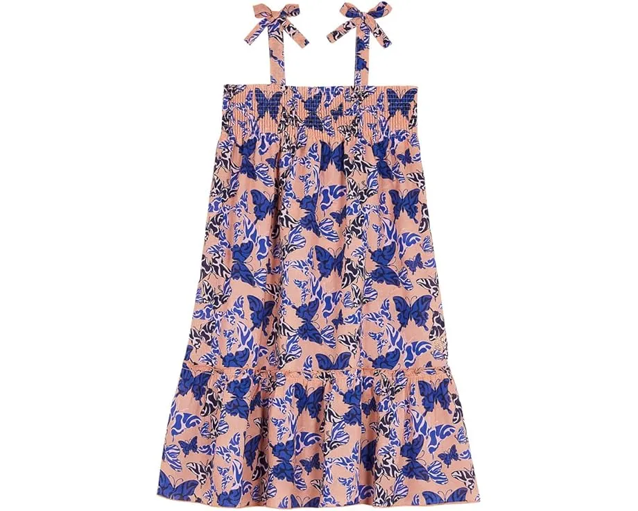 Детское платье Vilebrequin Organic Cotton Voile Dress Disco Butterfly