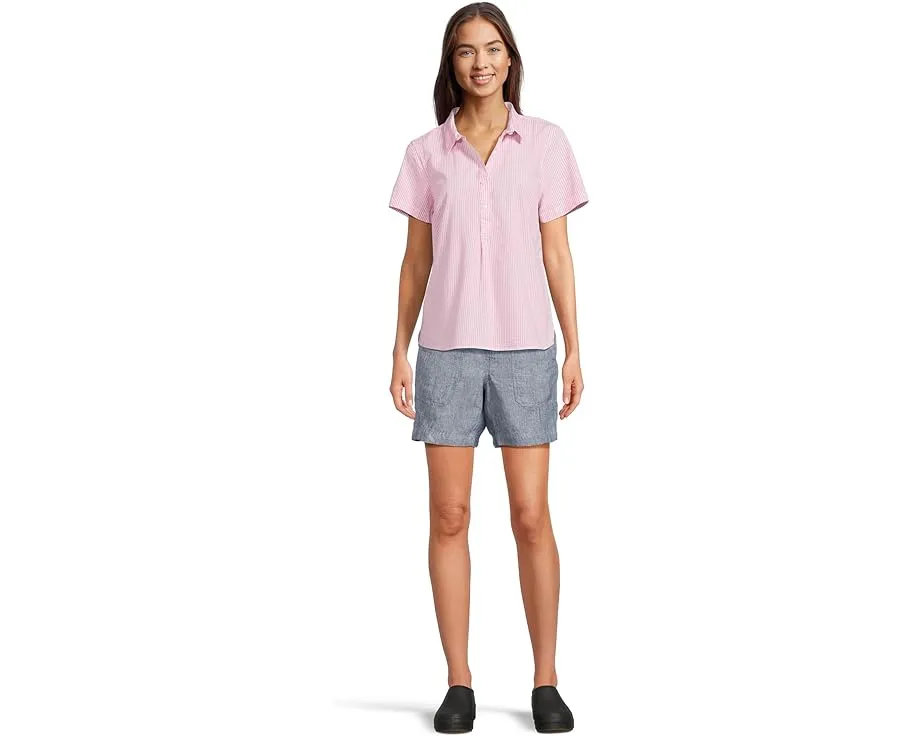 Льняные шорты L.L.Bean Premium Linen длиной 6 дюймов с поясом на шнурке
