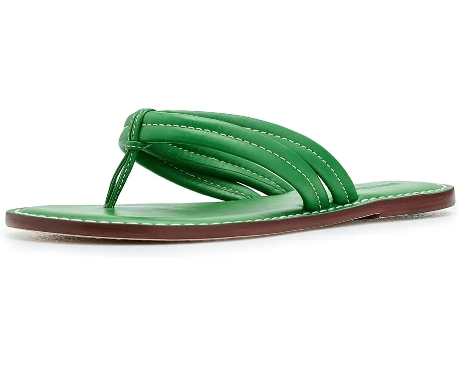 Бразильские шлепанцы Bernardo Miami из натуральной кожи